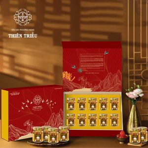 Hộp Quà Tặng Yến sào cao cấp Thiên Triều Đông trùng (hộp 10 lọ) 22%
