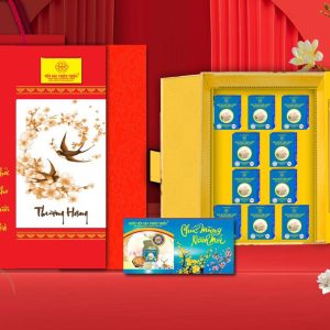 Hộp Quà TặngYến sào cao cấp Thiên Triều không đường (hộp 10 lọ) 12%