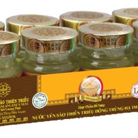 Lốc 8 hủ nước yến sào cao cấp Thiên Triều Đông Trùng 70ml/hủ